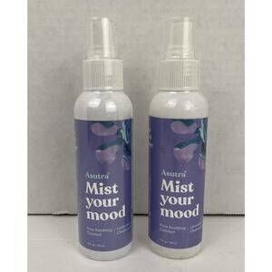 Asutra Spray Aromatherapy Mist Your Mood 4 Fl Oz Lavender Chamomile Lot Of 2